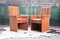 Postmodern Channel Back Velour Dining Chairs, 1970s, Set of 6 4