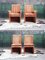 Postmodern Channel Back Velour Dining Chairs, 1970s, Set of 6, Image 6