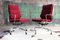 Liegende & höhenverstellbare Soft Pad Executive Lounge Chairs aus Aluminium von Eames für Herman Miller, 1980er, 5 . Set 7