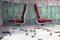 Reclining & Height Adjustable Soft Pad Executive Lounge Chairs in Aluminum by Eames for Herman Miller, 1980s, Set of 5 5