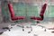 Reclining & Height Adjustable Soft Pad Executive Lounge Chairs in Aluminum by Eames for Herman Miller, 1980s, Set of 5 2