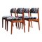 Mid-Century Danish Teak Model 49 Dining Chairs by Erik Buch for OD Mobler, 1960s, Set of 4 11