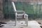 Grauer Parsons Sessel im Stil von Milo Baughman, 1980er 8