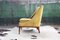 Club chair Mid-Century gialla di Lawrence Peabody, anni '60, Immagine 5