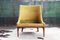 Club chair Mid-Century gialla di Lawrence Peabody, anni '60, Immagine 1