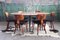 Mid-Century Cow Hide Upholstered Bentwood Dining Chairs from Thonet, 1950s, Set of 6 2