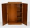 Small Art Deco Maple & Walnut Tallboy Wardrobe, 1930s, Image 7