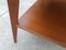 Table Basse Vintage en Teck et Verre Vert, Italie, 1960s 11