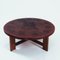 Vintage Leather Inca Coffee Table by Angel Pazmino for Muebles De Estilo, Image 1