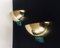 Modernist Half Moon Wall Lamp by Massive, 1980s, Set of 2 15