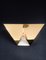 Modernist Architectural Gold Sconce by Massive for Massive Lighting, Belgium, 1990s 5