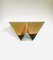 Modernist Architectural Gold Sconce by Massive for Massive Lighting, Belgium, 1990s, Image 1