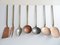 French Copper and Brass Cooking Utensils, 1950s, Set of 7 1