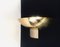 Modernist Half Moon Sconce by Arredamento, Italy 1980s 15