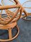 Vintage Egg Chairs in Rattan, 1980s, Set of 4 2