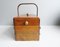 Wood Sewing Box, 1950s, Image 4