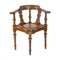 Antique Wilhelminian Corner Chair in Walnut, Image 1