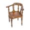 Antique Wilhelminian Corner Chair in Walnut 4