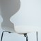 Weiße Vintage 3100 Ant Stühle von Arne Jacobsen für Fritz Hansen, 1981, 6er Set 13