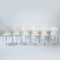 Vintage White 3100 Ant Chairs by Arne Jacobsen for Fritz Hansen, 1981, Set of 6 2