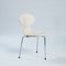 Chaises 3100 Ant Vintage Blanches par Arne Jacobsen pour Fritz Hansen, 1981, Set de 6 9