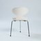 Vintage White 3100 Ant Chairs by Arne Jacobsen for Fritz Hansen, 1981, Set of 6 4