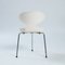 Vintage White 3100 Ant Chairs by Arne Jacobsen for Fritz Hansen, 1981, Set of 6, Image 4