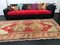 Vintage Anatolian Red and Green Ousha Rug 7