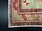 Vintage Anatolian Red and Green Ousha Rug 8