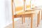 Sedie in legno di Benedikt Rohner, Svizzera, anni '60, set di 4, Immagine 4