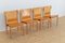 Swiss Wooden Chairs by Benedikt Rohner, 1960s, Set of 4 1