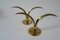 Brass Lily Candleholders by Ivar Alenius Björk for Ystad Metall, 1930s, Set of 2, Image 2