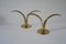 Brass Lily Candleholders by Ivar Alenius Björk for Ystad Metall, 1930s, Set of 2, Image 3