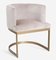 Butaca Pisia con estructura de madera cubierta de terciopelo y metal cromado de BDV Paris Design Furnitures, Imagen 1
