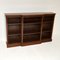 Antique Victorian Breakfront Open Bookcase, Image 2