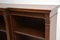 Antique Victorian Breakfront Open Bookcase 8