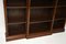 Antique Victorian Breakfront Open Bookcase, Image 7