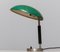 Green and Metal Table Lamp attributed to Harald Notini for Arvid Böhlmarks, 1930s, Image 2