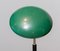 Green and Metal Table Lamp attributed to Harald Notini for Arvid Böhlmarks, 1930s 4