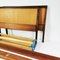 Rosewood & Teak Bed by Ł. H. Quesehl, 1960s, Set of 5, Image 4