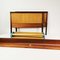 Rosewood & Teak Bed by Ł. H. Quesehl, 1960s, Set of 5 5