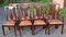 Mahogany High Back Chairs, 1920s, Set of 8 1