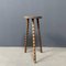High Wooden Plant Table with Bulge Legs 10