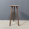 High Wooden Plant Table with Bulge Legs 3
