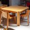 Vintage Strip Table and four chairs by Gijs Bakker for Castelijn, 1972 4