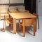 Vintage Strip Table and four chairs by Gijs Bakker for Castelijn, 1972 5