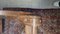 Tavolino da caffè rotondo in quercia e pelle attribuito a Jacques Adnet, anni '50, Immagine 6