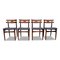 Vintage Danish Teak Dining Chairs attributed to Johannes Andersen for Bramin, Set of 4 1