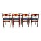 Vintage Danish Teak Dining Chairs attributed to Johannes Andersen for Bramin, Set of 4 4