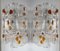 Murano Glass Sconces attributed to Toni Zuccheri for Mazzega, 1970s, Set of 2, Image 1